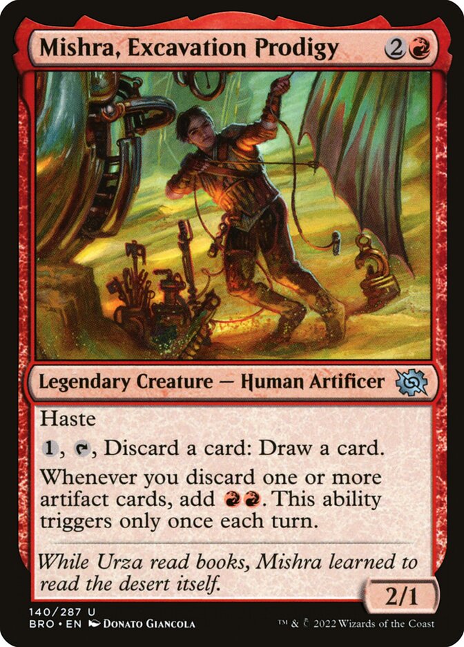 Mishra, Excavation Prodigy · The Brothers' War (BRO) #140
