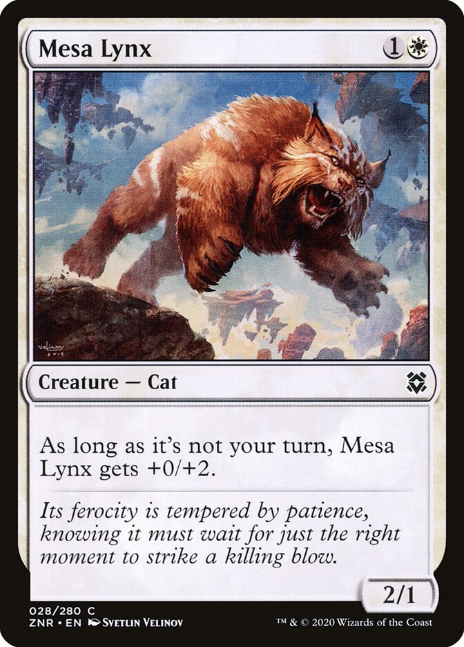 Mesa Lynx · Zendikar Rising (ZNR) #28