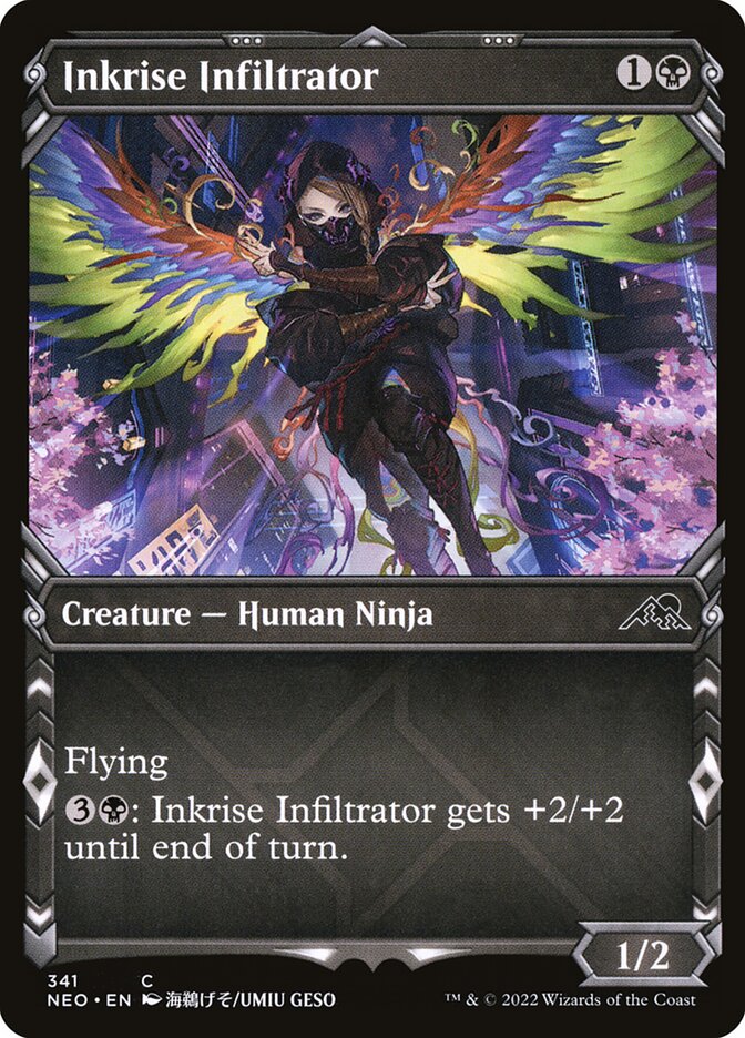 Inkrise Infiltrator · Kamigawa: Neon Dynasty (NEO) #341 · showcase