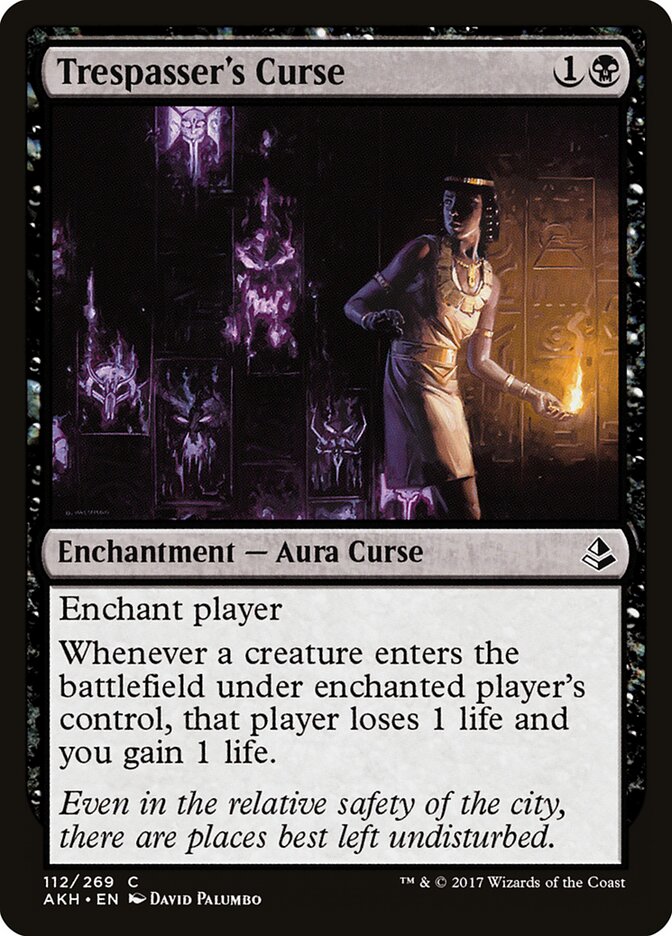 Trespasser's Curse · Amonkhet (AKH) #112