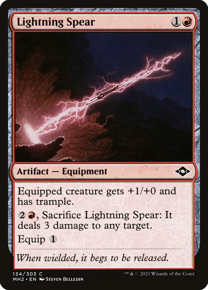 Lightning Spear · Modern Horizons 2 (MH2) #134