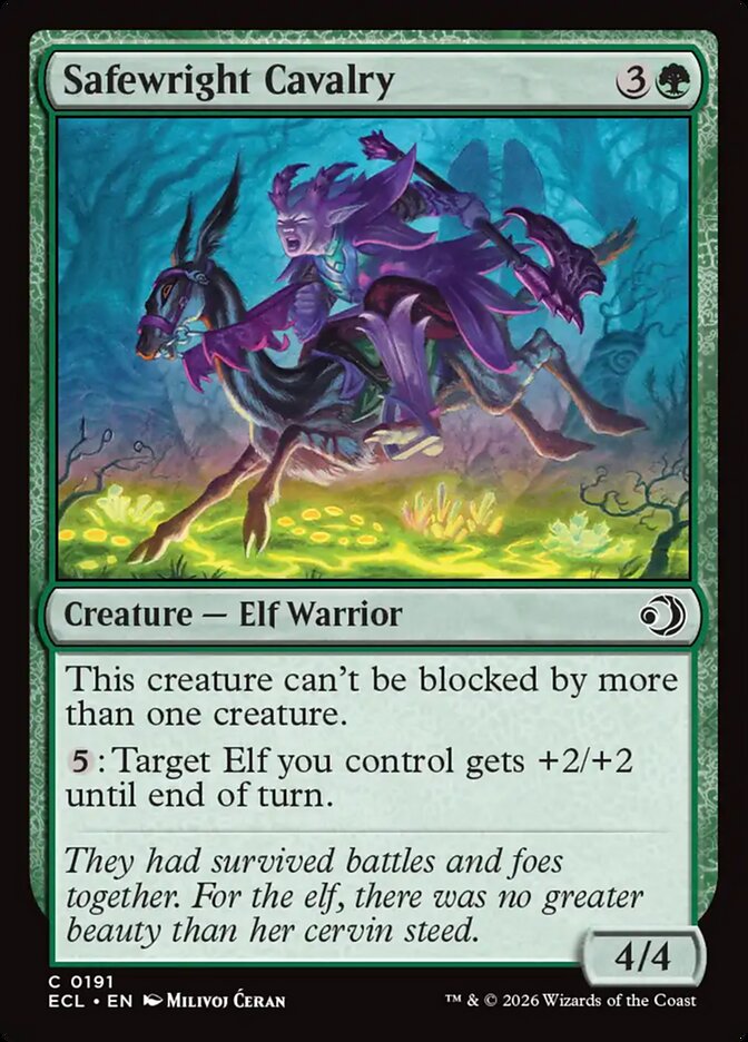 Safewright Cavalry · Lorwyn Eclipsed (ECL) #191