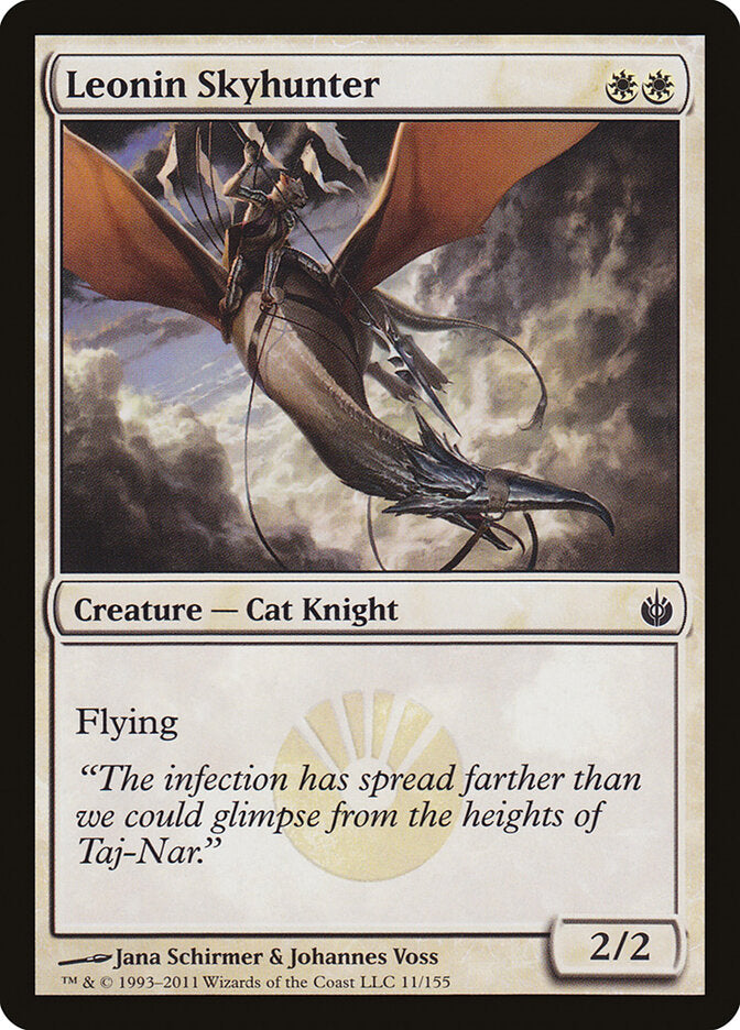 Leonin Skyhunter · Mirrodin Besieged (MBS) #11