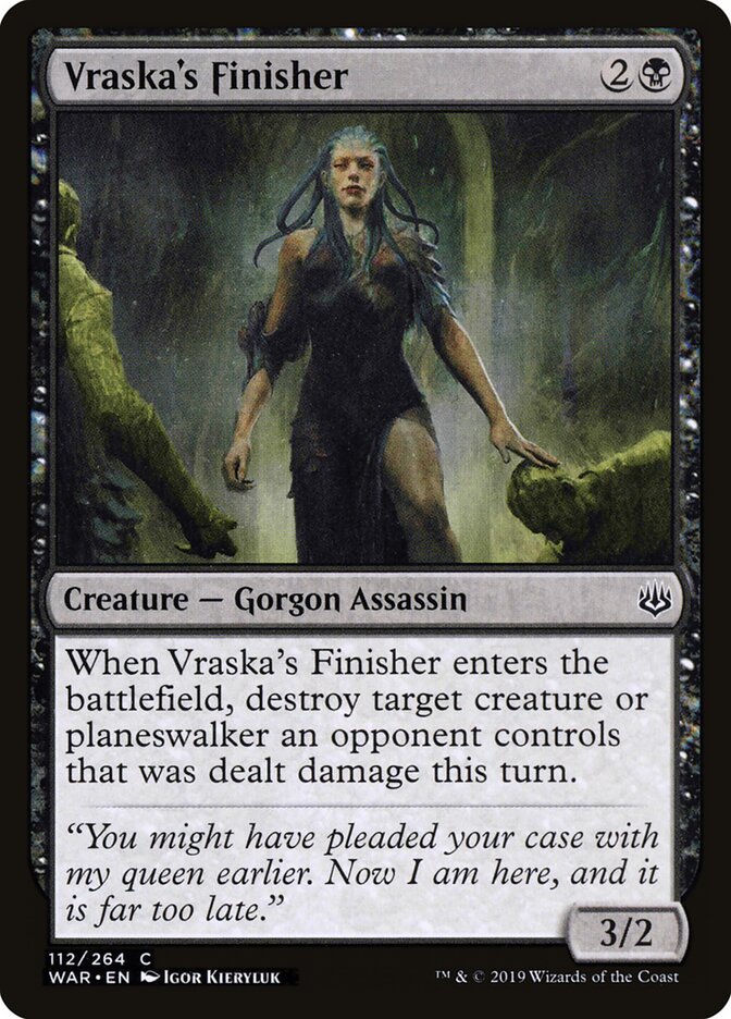 Vraska's Finisher · War of the Spark (WAR) #112