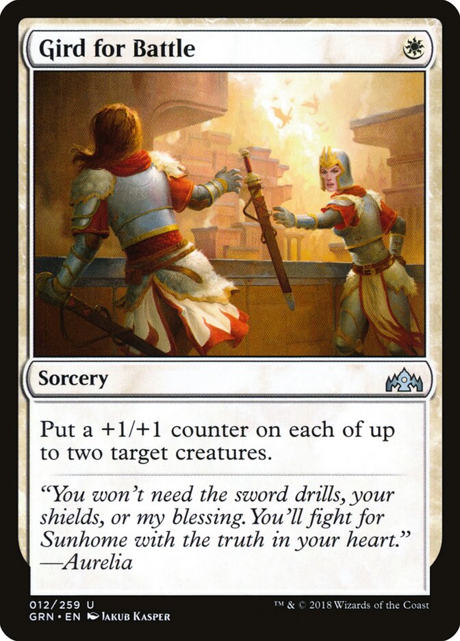 Gird for Battle · Guilds of Ravnica (GRN) #12