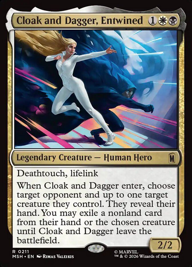 Cloak and Dagger, Entwined · Marvel Super Heroes (MSH) #211