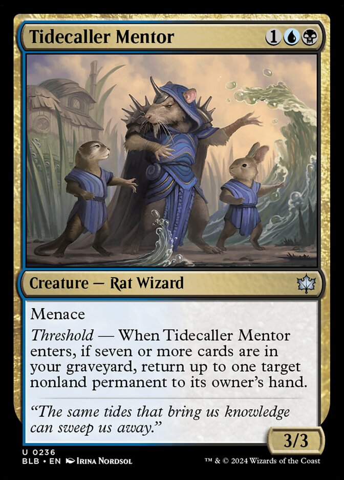Tidecaller Mentor · Bloomburrow (BLB) #236