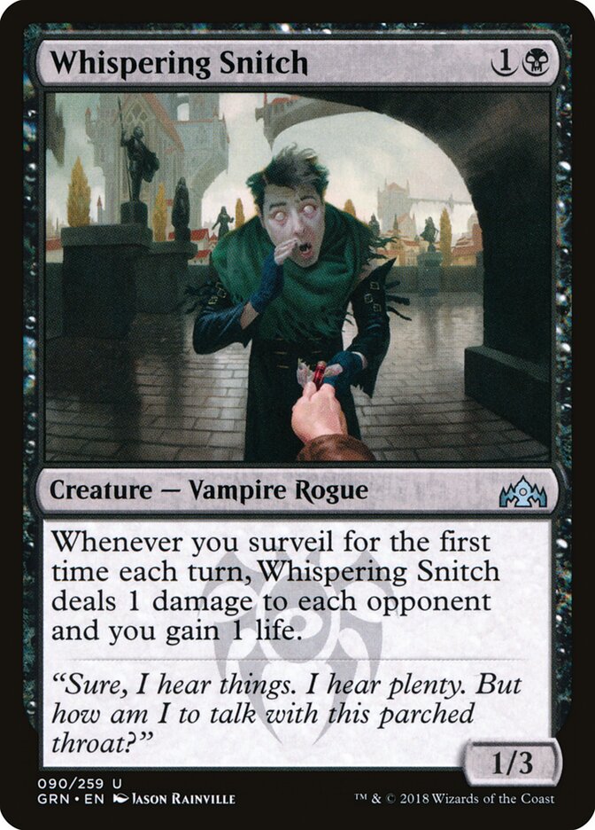 Whispering Snitch · Guilds of Ravnica (GRN) #90