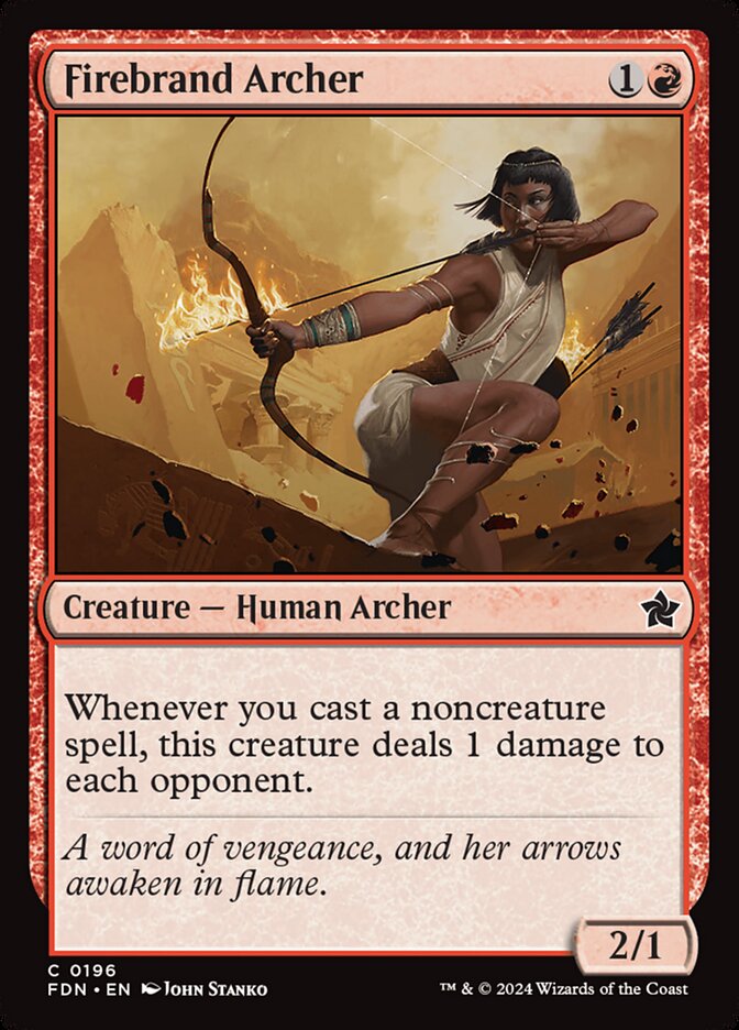 Firebrand Archer · Foundations (FDN) #196