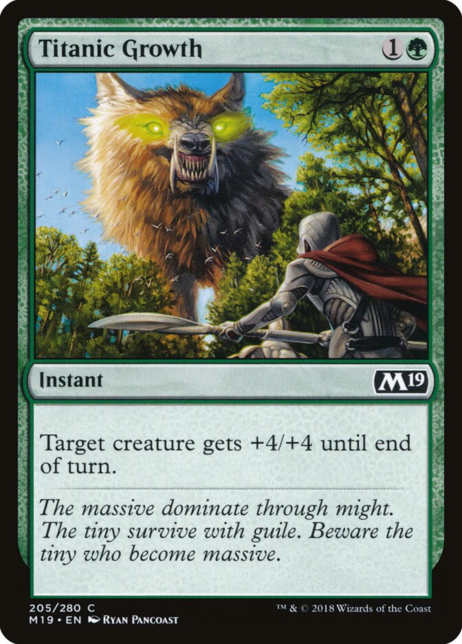 Titanic Growth · Core Set 2019 (M19) #205