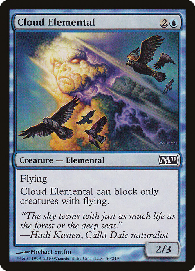 Cloud Elemental · Magic 2011 (M11) #50