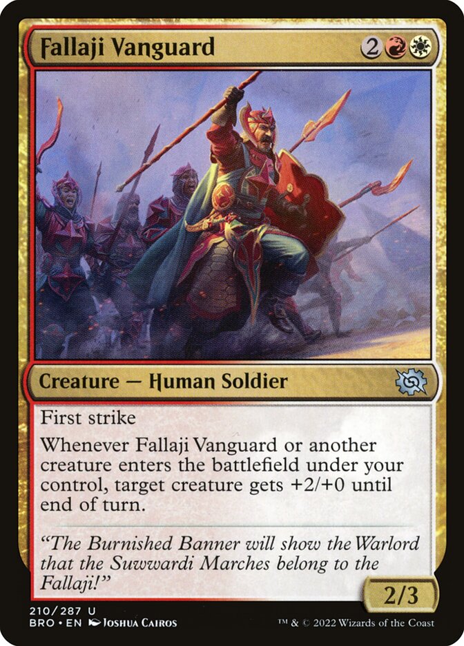 Fallaji Vanguard · The Brothers' War (BRO) #210
