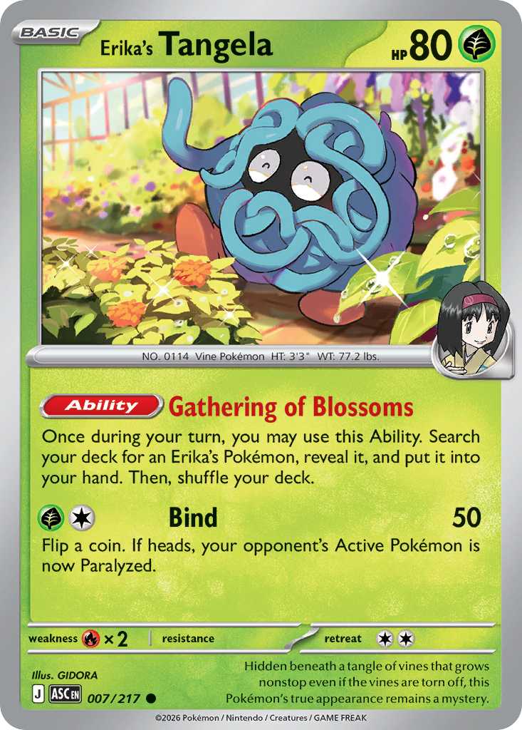 Erika's Tangela · Ascended Heroes (ME2PT5) #7