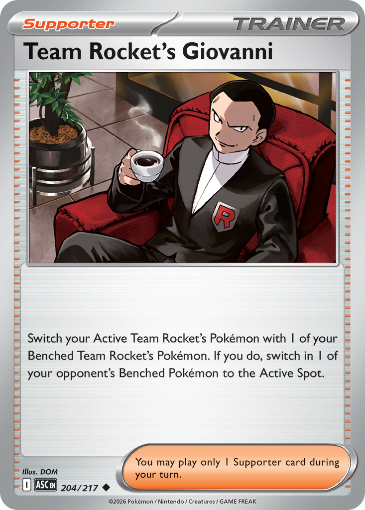 Team Rocket's Giovanni · Ascended Heroes (ME2PT5) #204