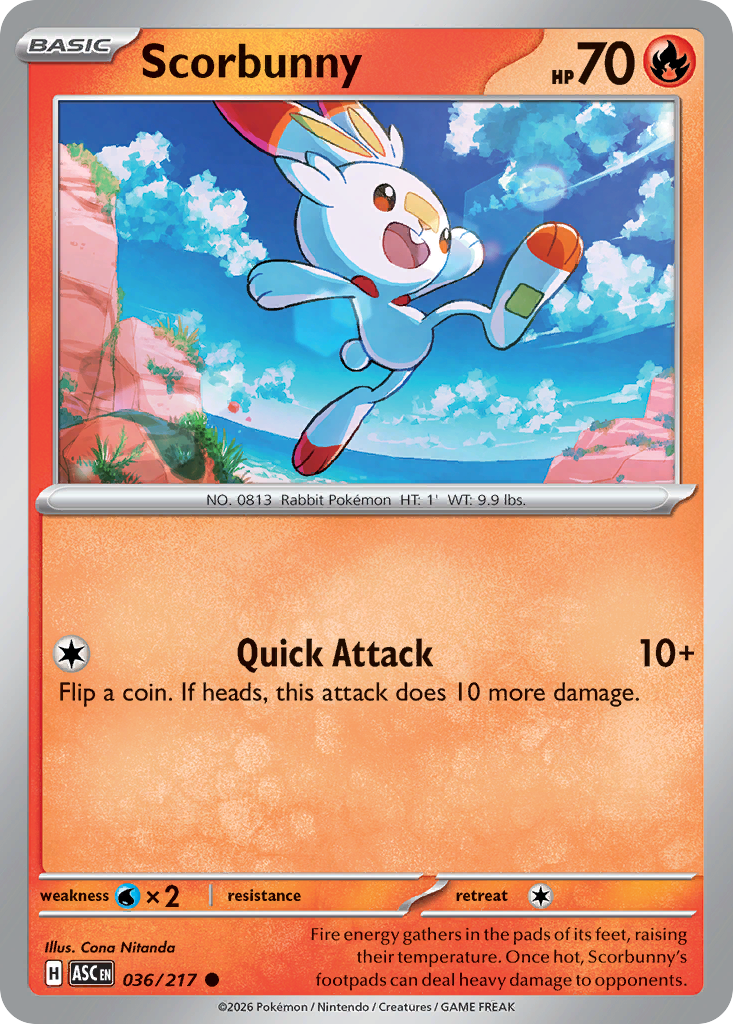 Scorbunny · Ascended Heroes (ME2PT5) #36