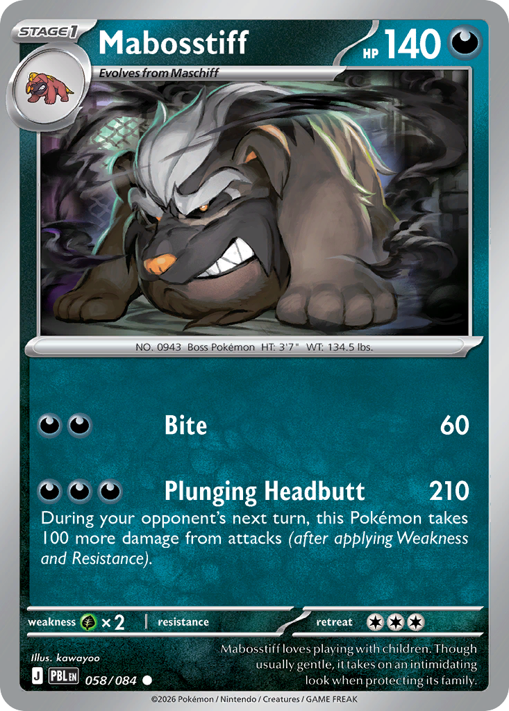Mabosstiff · Pitch Black (ME5) #58