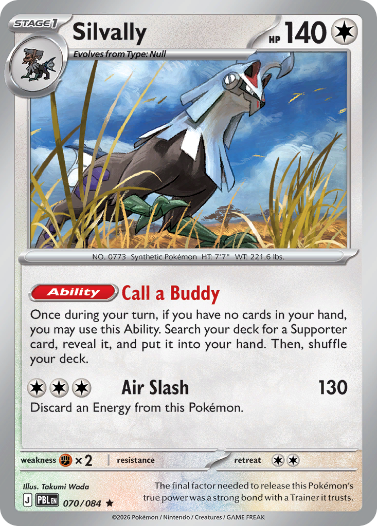 Silvally · Pitch Black (ME5) #70