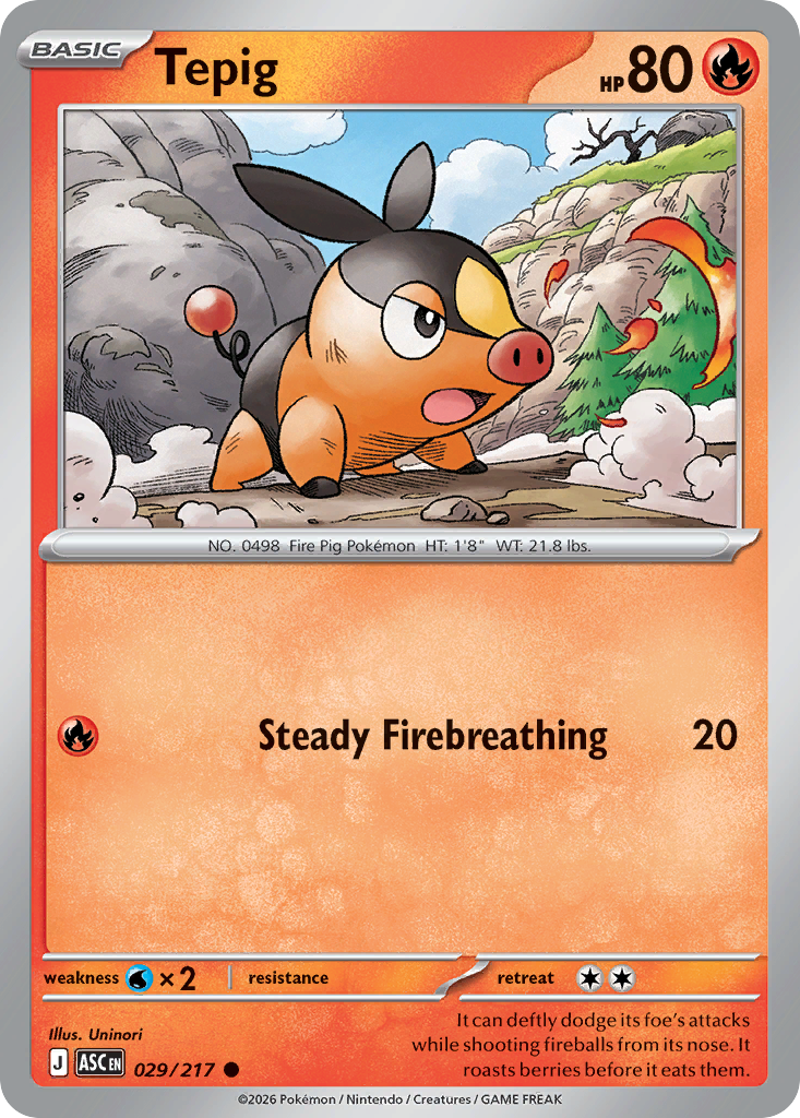 Tepig · Ascended Heroes (ME2PT5) #29