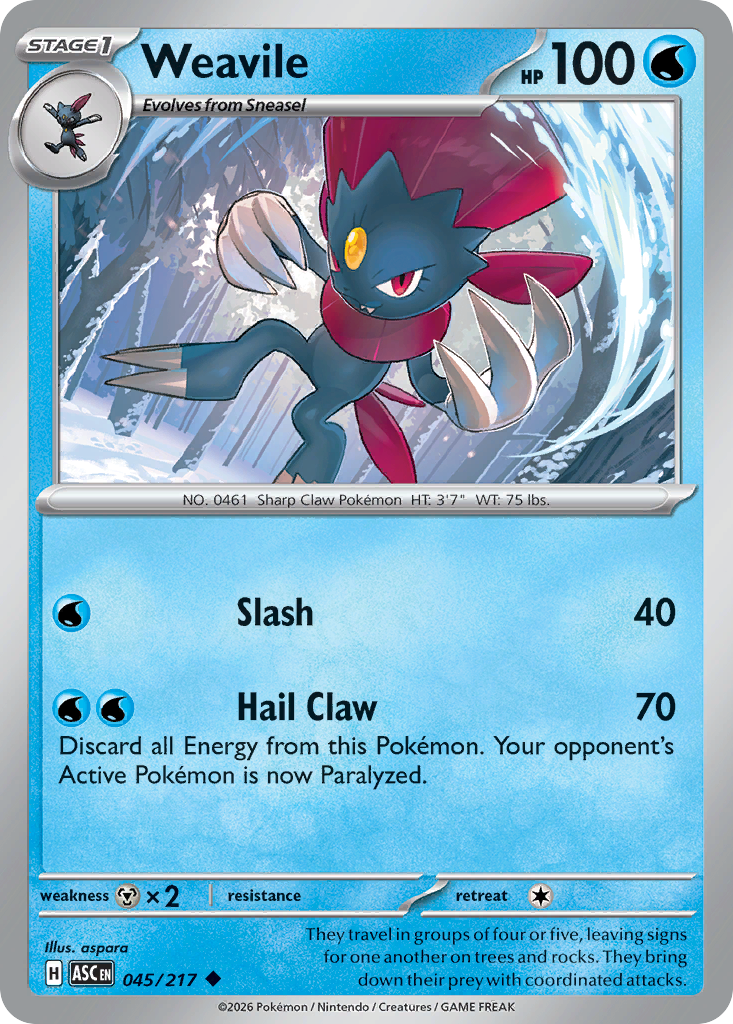 Weavile · Ascended Heroes (ME2PT5) #45
