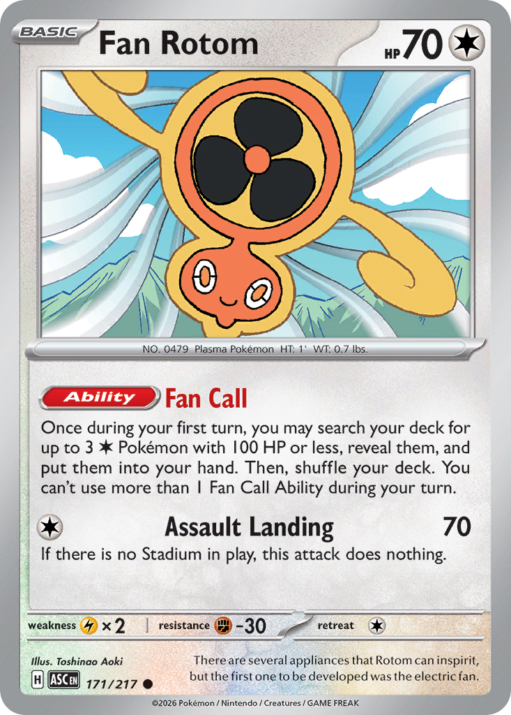Fan Rotom · Ascended Heroes (ME2PT5) #171