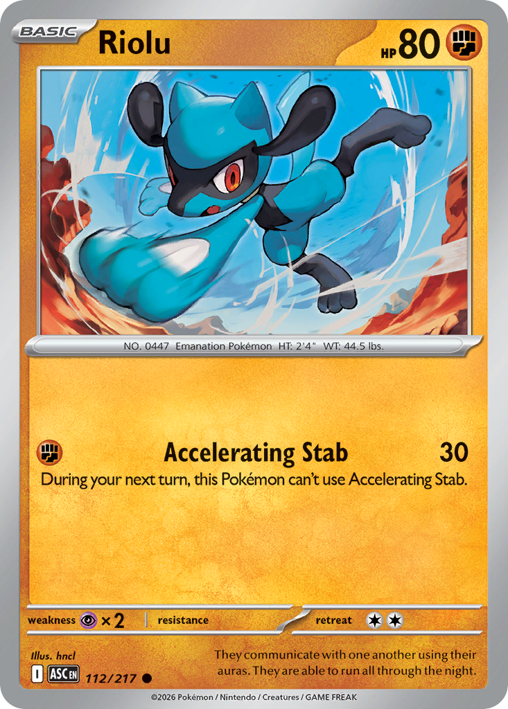 Riolu · Ascended Heroes (ME2PT5) #112