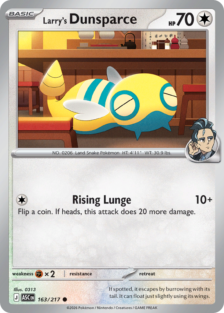Larry's Dunsparce · Ascended Heroes (ME2PT5) #163