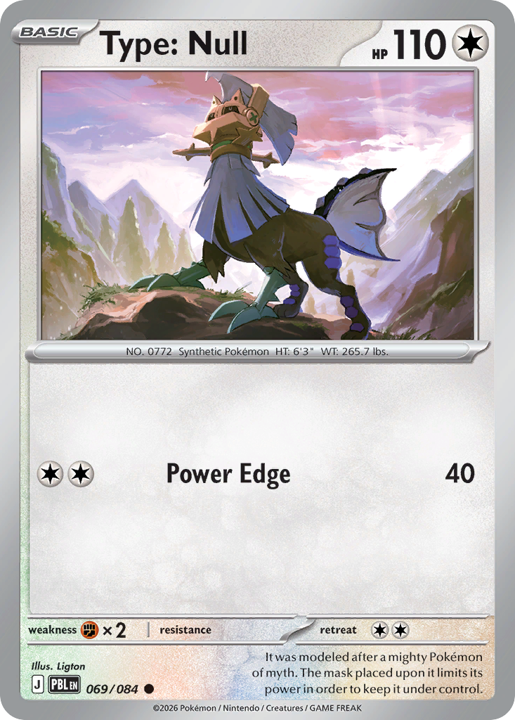 Type: Null · Pitch Black (ME5) #69