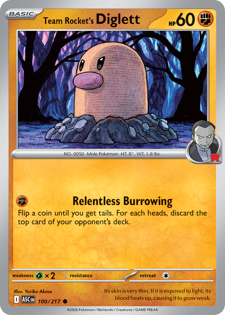 Team Rocket's Diglett · Ascended Heroes (ME2PT5) #100