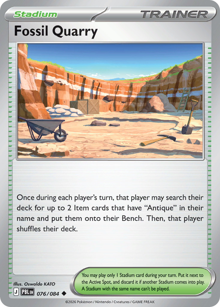 Fossil Quarry · Pitch Black (ME5) #76