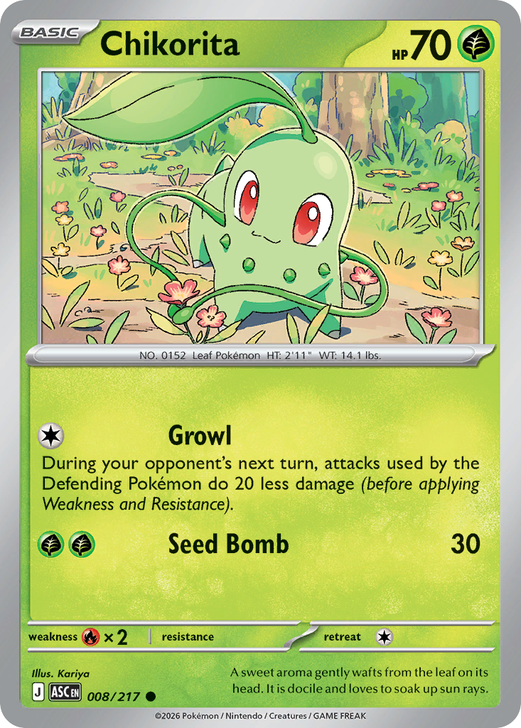 Chikorita · Ascended Heroes (ME2PT5) #8