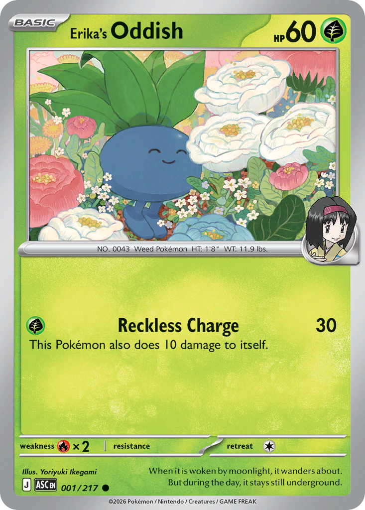 Erika's Oddish · Ascended Heroes (ME2PT5) #1