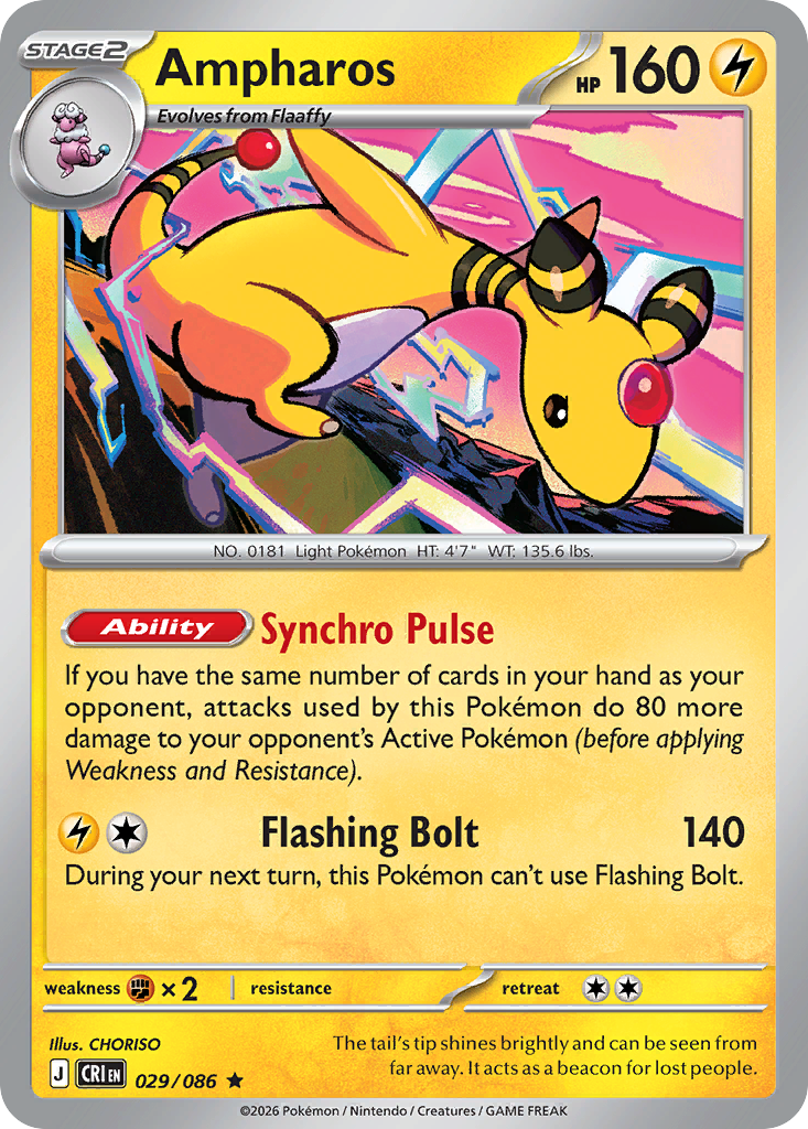 Ampharos · Chaos Rising (ME4) #29