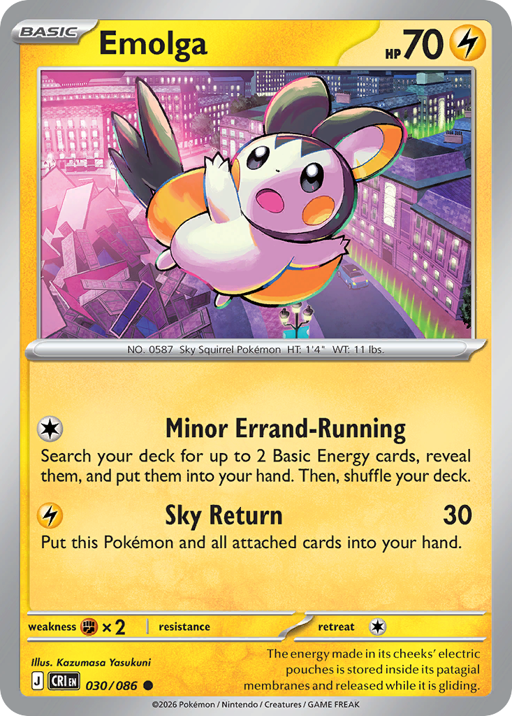 Emolga · Chaos Rising (ME4) #30