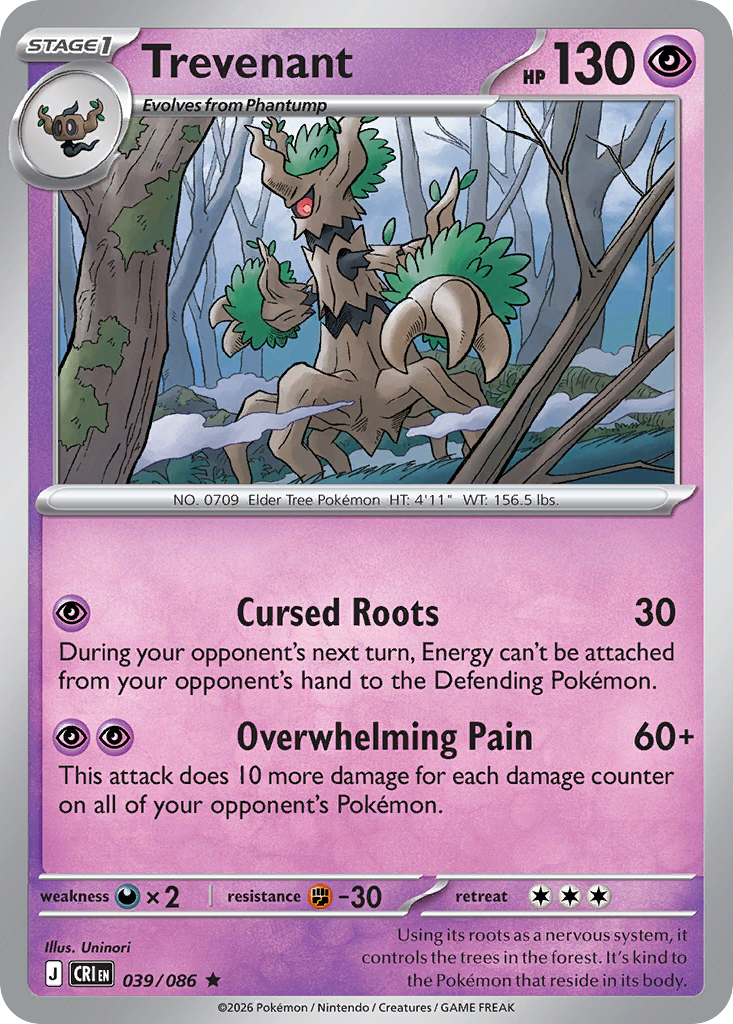 Trevenant · Chaos Rising (ME4) #39