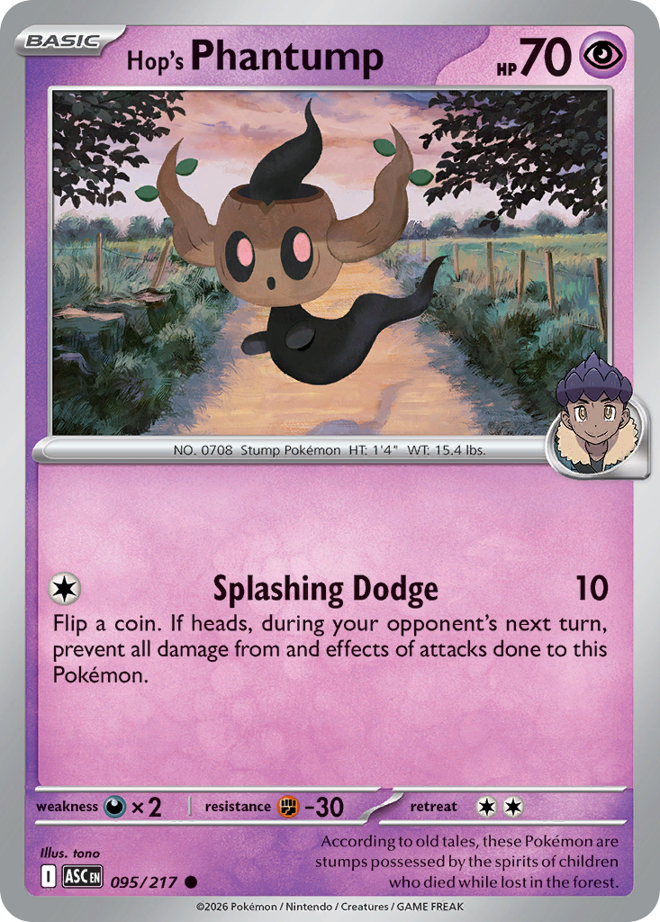 Hop's Phantump · Ascended Heroes (ME2PT5) #95