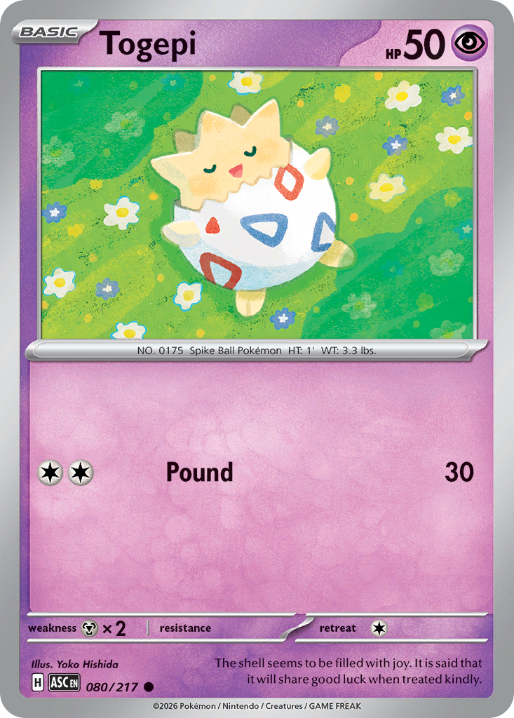Togepi · Ascended Heroes (ME2PT5) #80