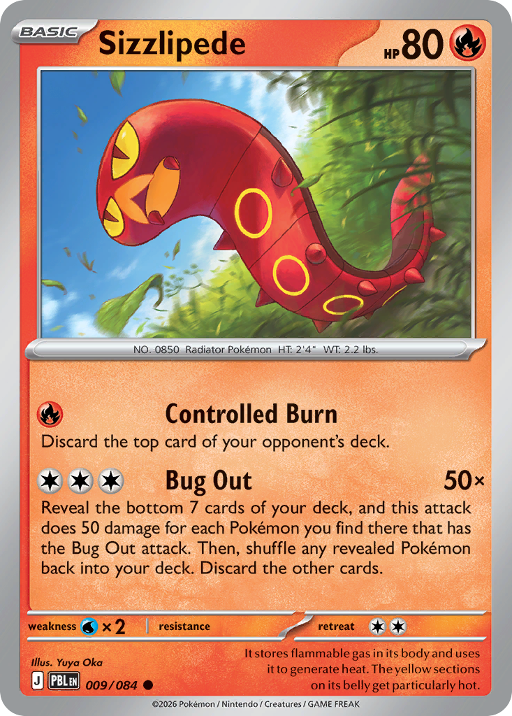 Sizzlipede · Pitch Black (ME5) #9