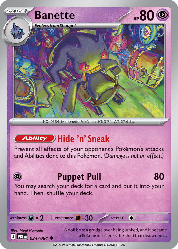Banette · Pitch Black (ME5) #34