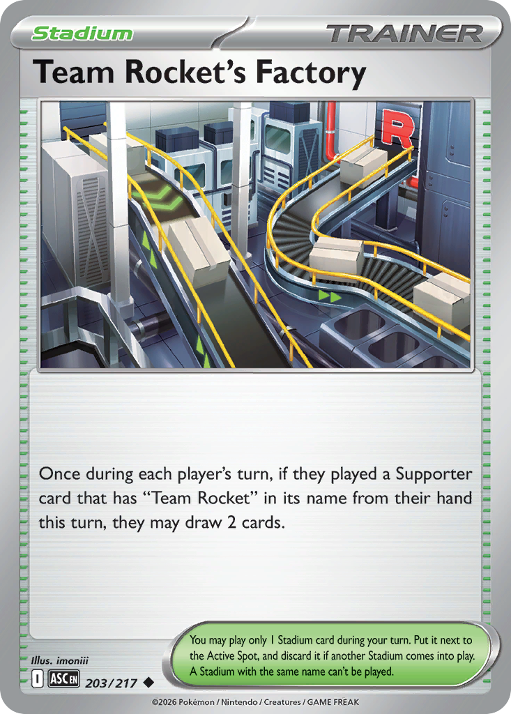 Team Rocket's Factory · Ascended Heroes (ME2PT5) #203