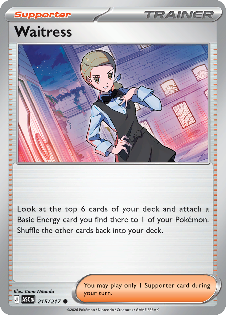 Waitress · Ascended Heroes (ME2PT5) #215