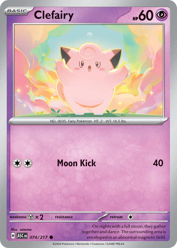 Clefairy · Ascended Heroes (ME2PT5) #74