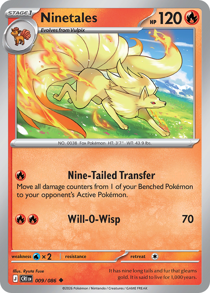 Ninetales · Chaos Rising (ME4) #9