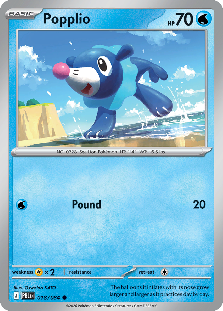 Popplio · Pitch Black (ME5) #18