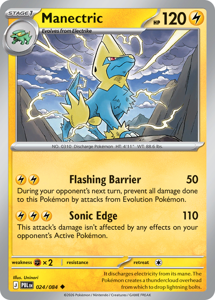 Manectric · Pitch Black (ME5) #24