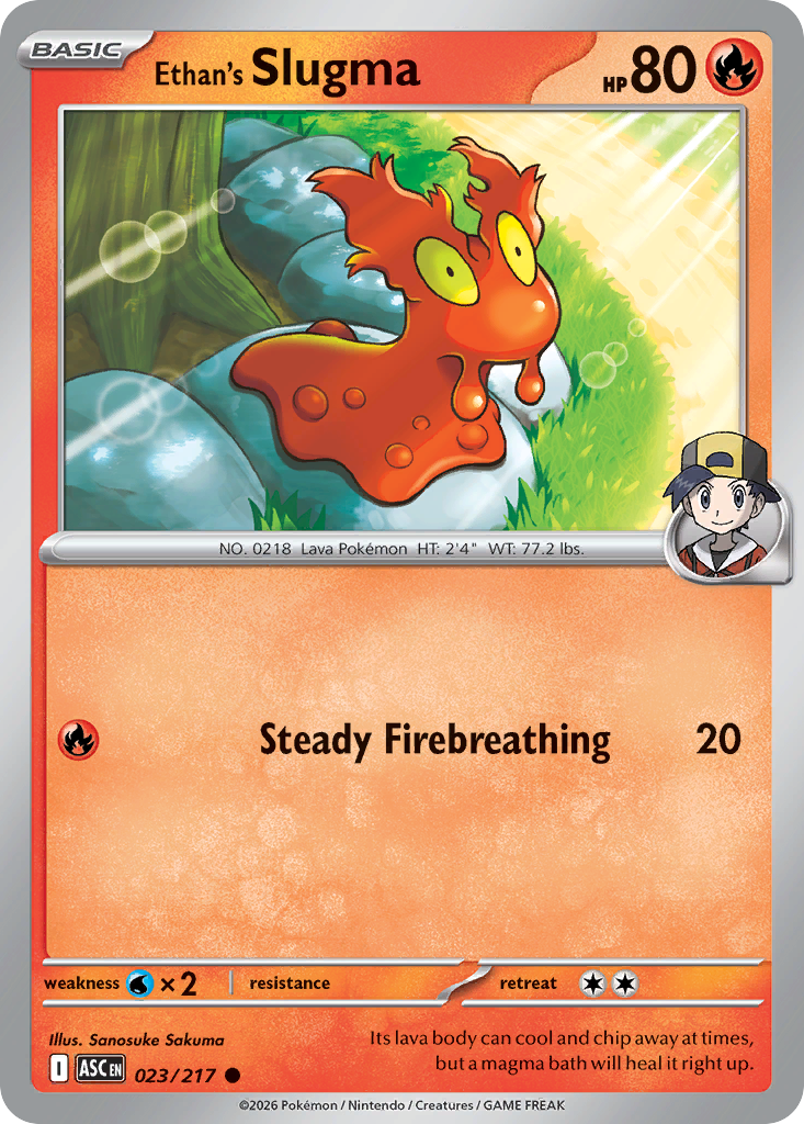 Ethan's Slugma · Ascended Heroes (ME2PT5) #23