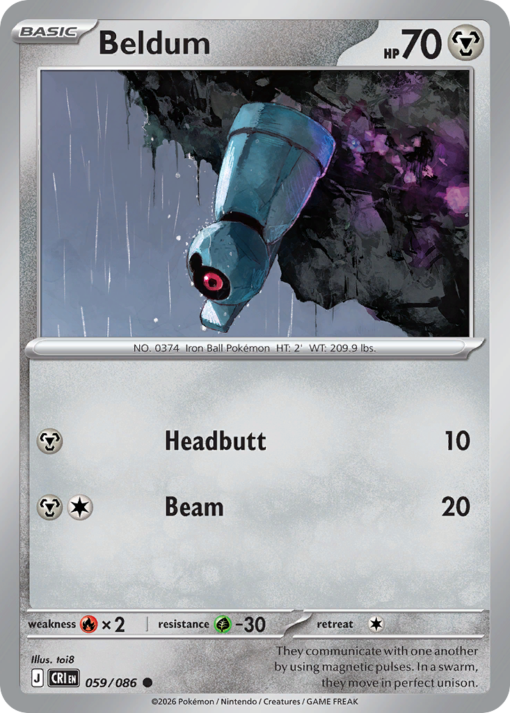 Beldum · Chaos Rising (ME4) #59