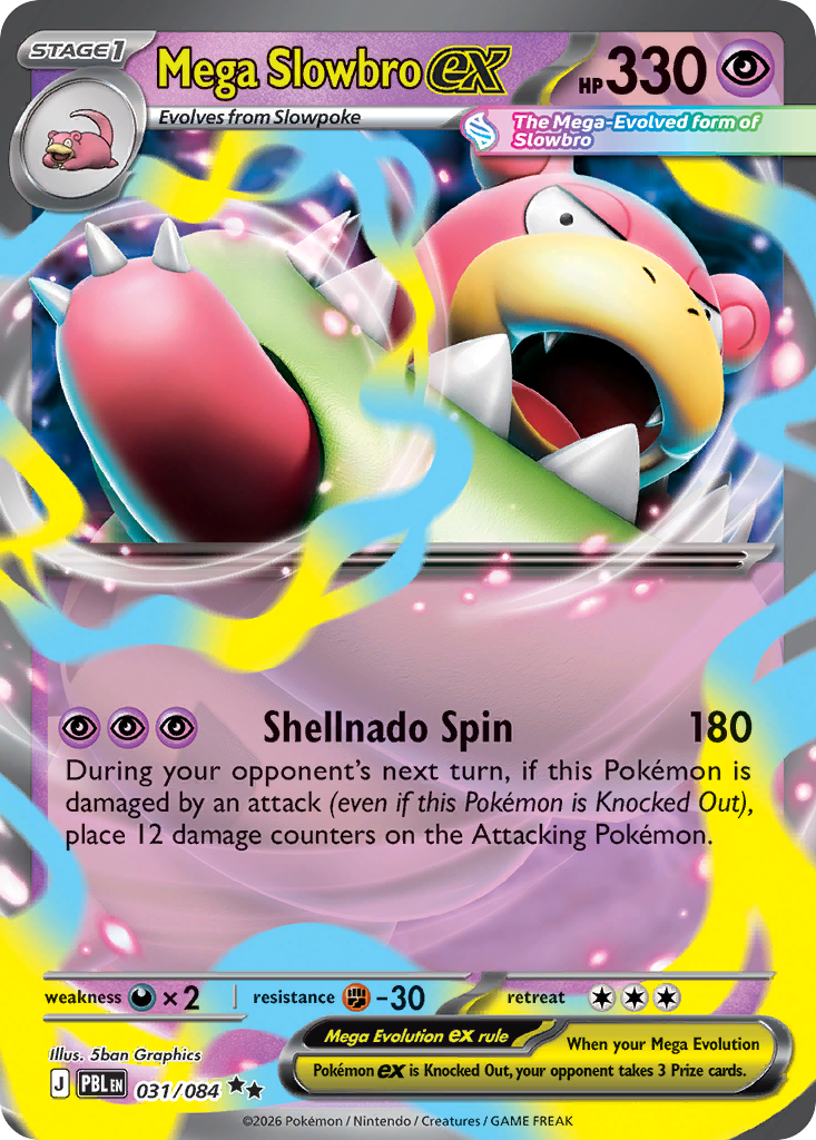 Mega Slowbro ex · Pitch Black (ME5) #31