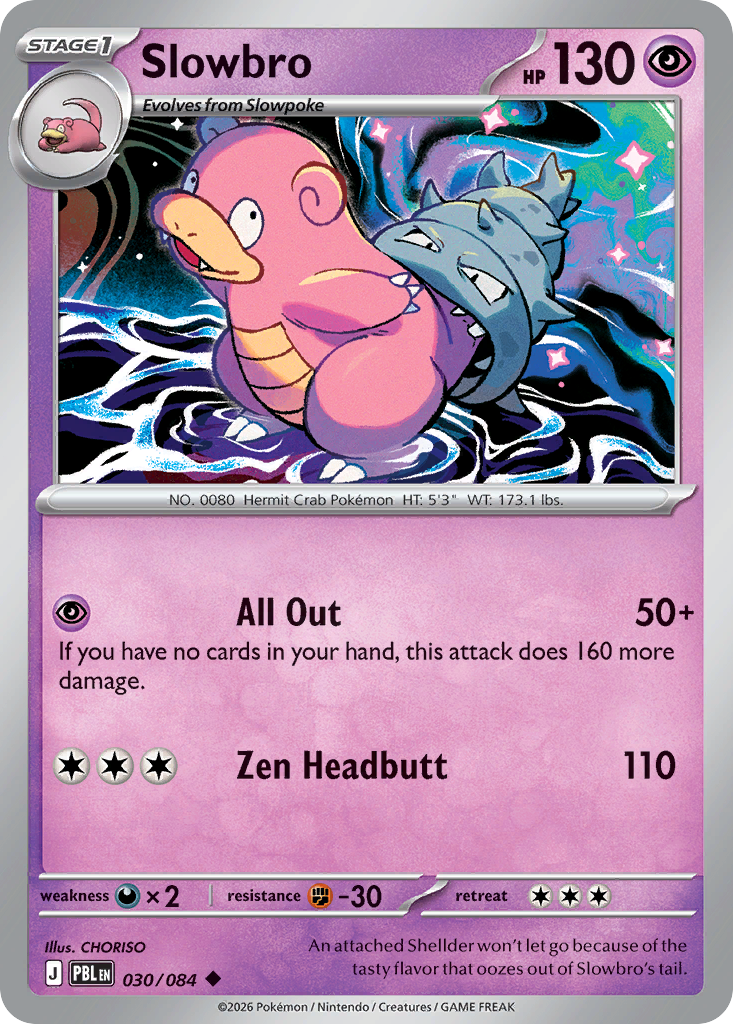 Slowbro · Pitch Black (ME5) #30