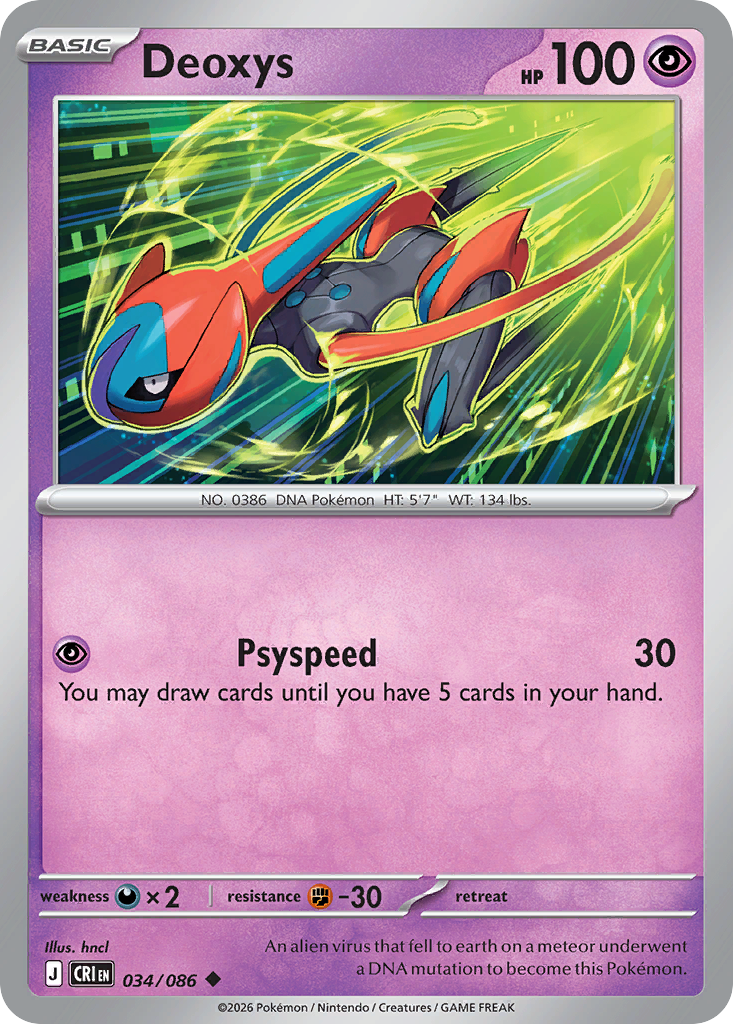 Deoxys · Chaos Rising (ME4) #34